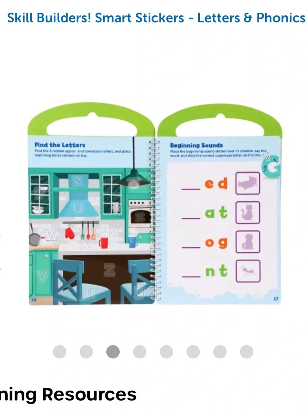 Learning Resources- 2 Books Included- Letters & Phonics- Colors, Numbers, Shapes